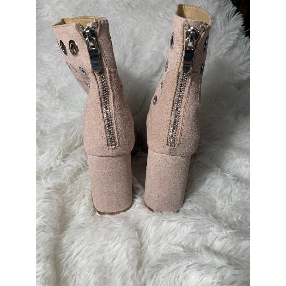 Chinese Laundry Carmen Pink Studded suede booties - Picture 7 of 14